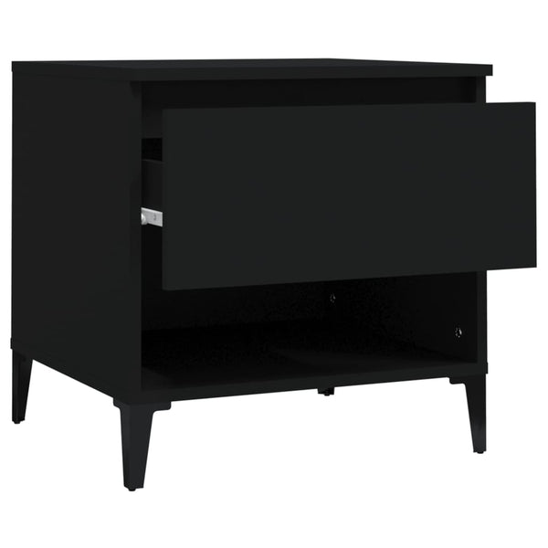 Beistelltische 2er Set Schwarz