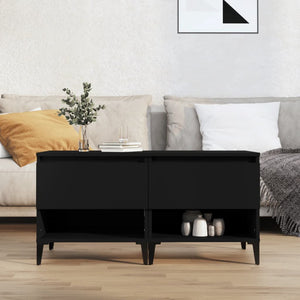 Beistelltische 2er Set Schwarz