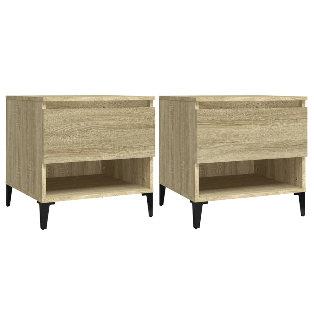 Beistelltische 2er Set Sonoma Eiche