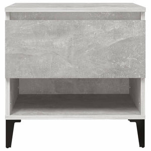 Betongrauer Beistelltisch 50x50 cm