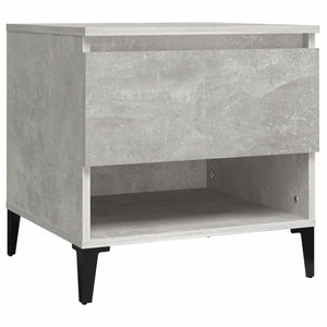 Betongraue Beistelltische, 2er-Set