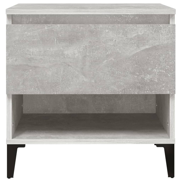 Betongraue Beistelltische, 2er-Set
