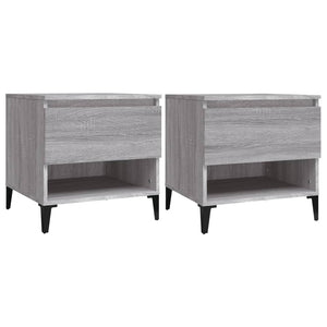 Beistelltische 2er Set Grau Sonoma