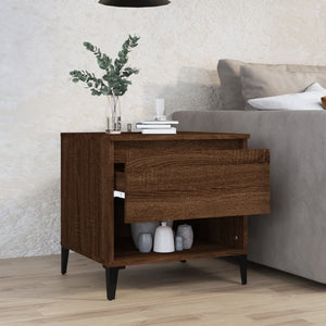 Beistelltisch Braun Eichenoptik 50x50 cm