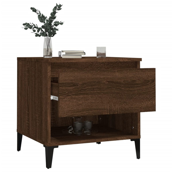 Beistelltisch Braun Eichenoptik 50x50 cm