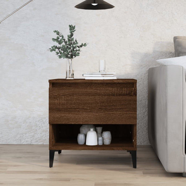 Beistelltisch Braun Eichenoptik 50x50 cm