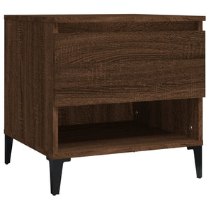 Beistelltische 2er-Set Braun Eichenoptik 50x46x50 cm