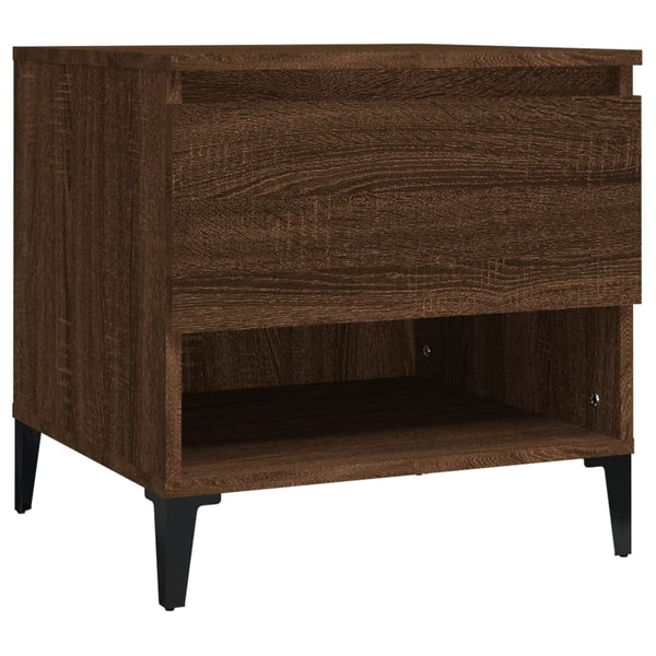Beistelltische 2er-Set Braun Eichenoptik 50x46x50 cm