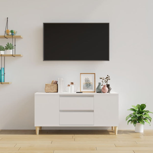 Weißer TV-Schrank 102 cm