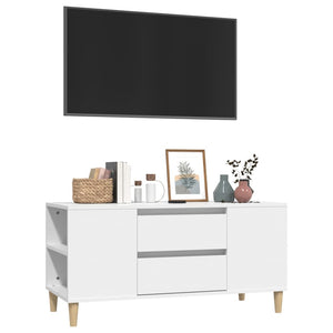 Weißer TV-Schrank 102 cm