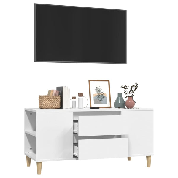 Weißer TV-Schrank 102 cm