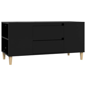 Schwarzer TV-Schrank 102 cm