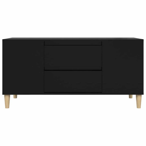 Schwarzer TV-Schrank 102 cm