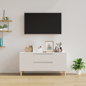 TV-Schrank Weiß Hochglanz 102 cm