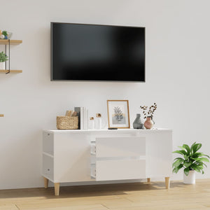 TV-Schrank Weiß Hochglanz 102 cm