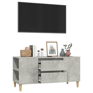 TV-Schrank Betongrau 102 cm