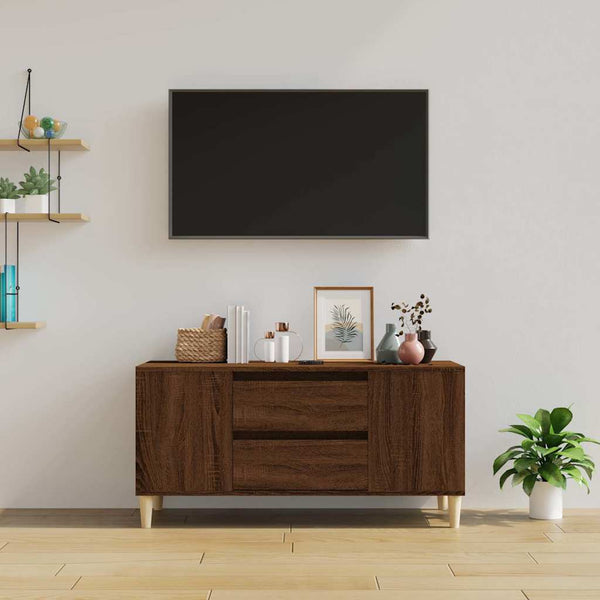 TV-Schrank Braun Eichen-Optik 102 cm