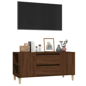 TV-Schrank Braun Eichen-Optik 102 cm