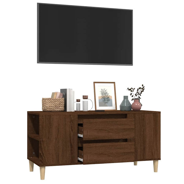 TV-Schrank Braun Eichen-Optik 102 cm