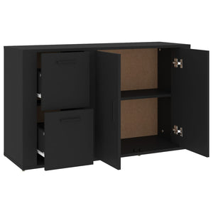Schwarzes Sideboard 100 cm Holz
