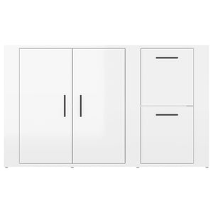 Sideboard Hochglanz Weiß 100 cm