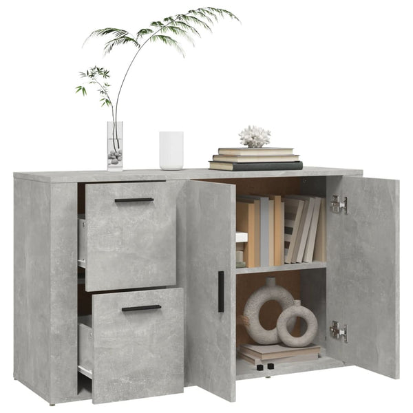 Betongraues Sideboard 100 cm