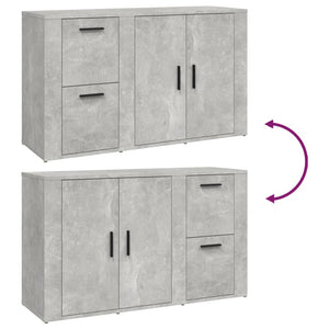 Betongraues Sideboard 100 cm