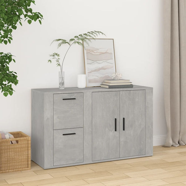 Betongraues Sideboard 100 cm
