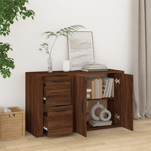 Sideboard Braun Eichen-Optik 100 cm