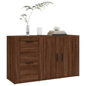 Sideboard Braun Eichen-Optik 100 cm