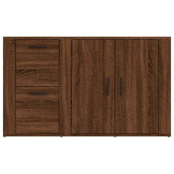Sideboard Braun Eichen-Optik 100 cm