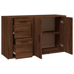 Sideboard Braun Eichen-Optik 100 cm