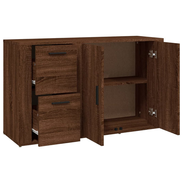 Sideboard Braun Eichen-Optik 100 cm