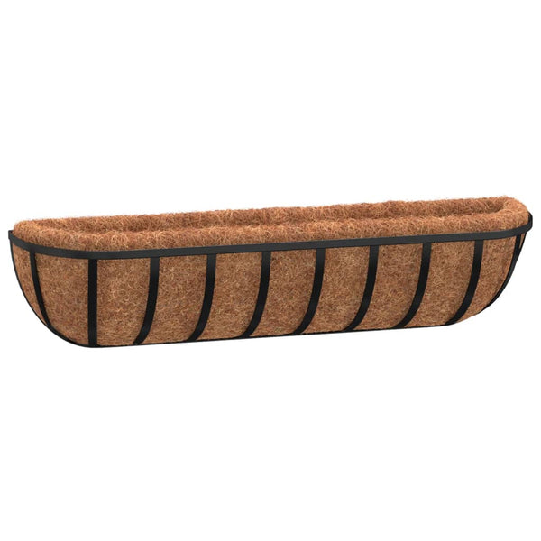 Wand Pflanzkörbe mit Kokoseinlage, 2er Set