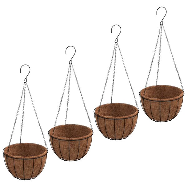 Pflanzampeln mit Kokoseinlagen, 4er Set
