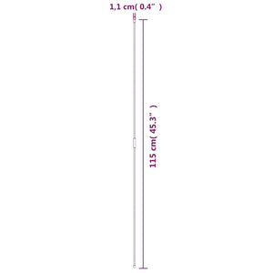 Pflanzenstützen Grün 115 cm, 30 Stk.