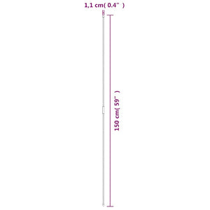Pflanzenstützen Grün 150cm, 30er Set