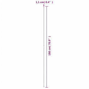 Pflanzenstützen Grün 180cm, 30er Set