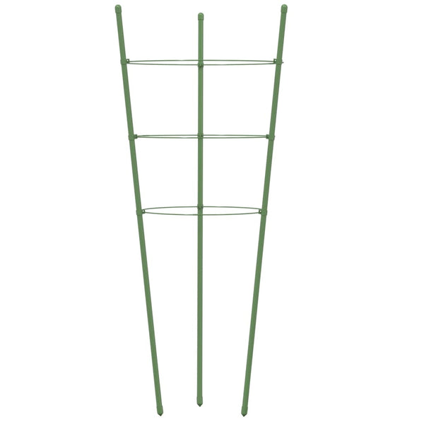 Pflanzenstützen mit Ringen, 60cm, 5er-Set