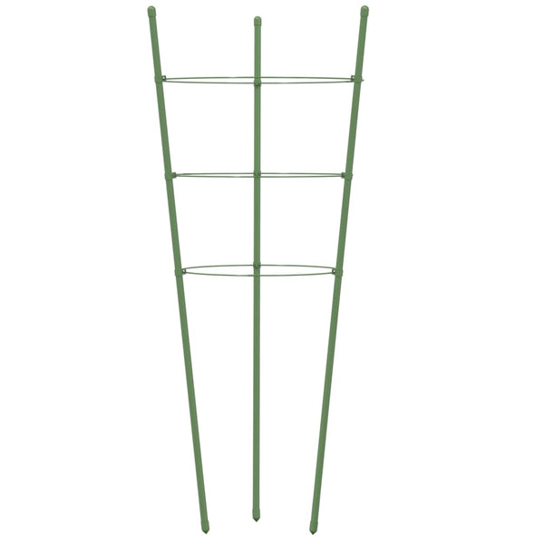 Pflanzenstütze mit Ringen, 75cm, 5er Set