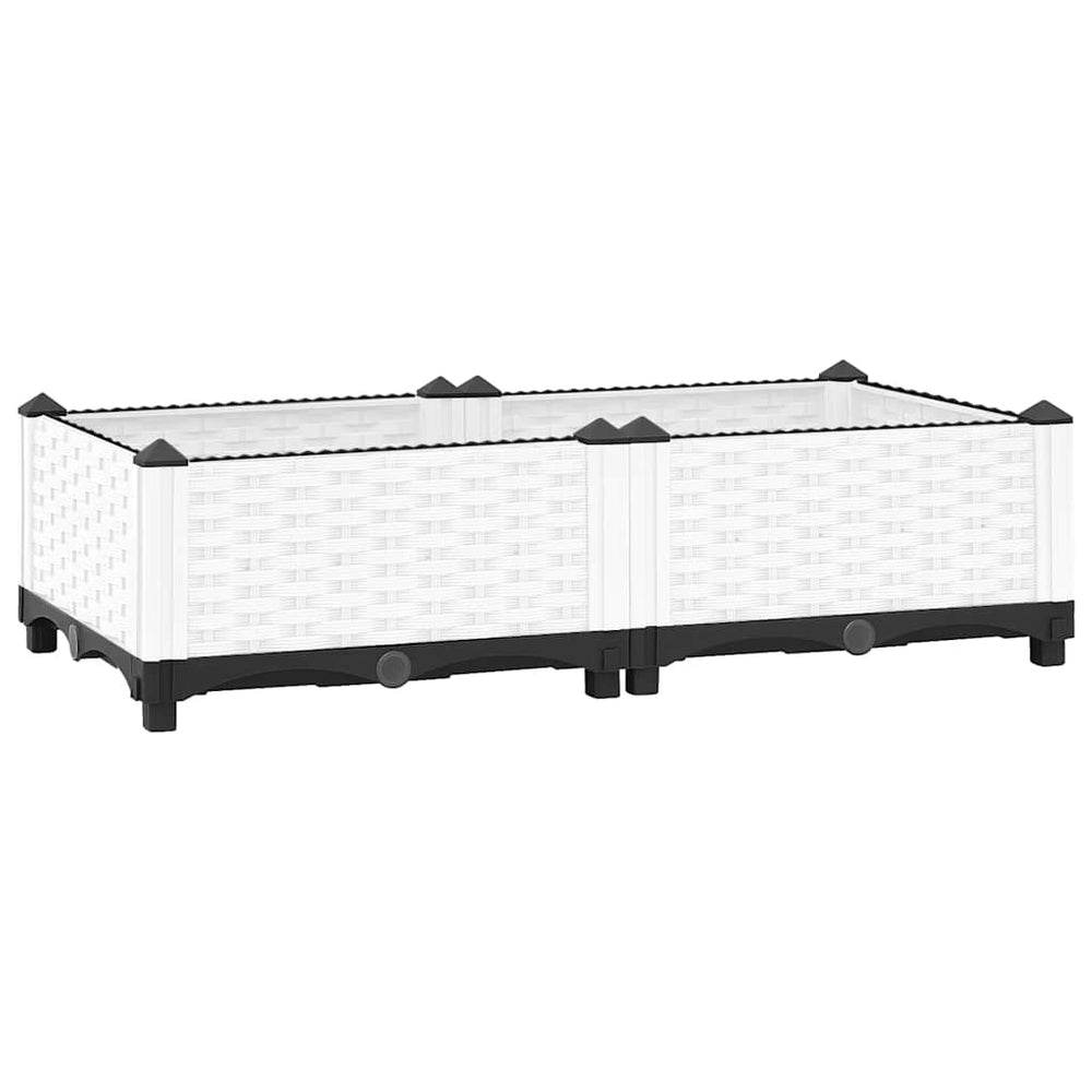 vidaXL Raised Garden Bed 80x40x23 cm Polypropylene