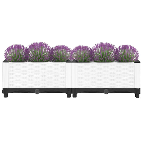 Hochbeet 80x40x23 cm Polypropylen