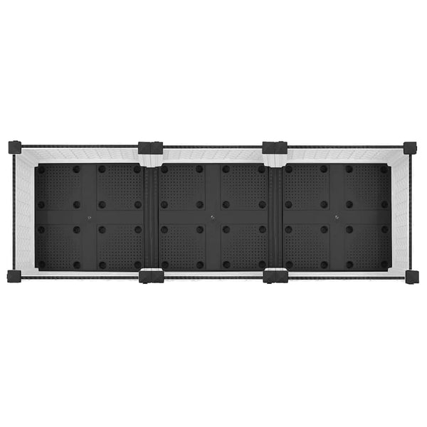 Hochbeet 120x40x23 cm Polypropylen