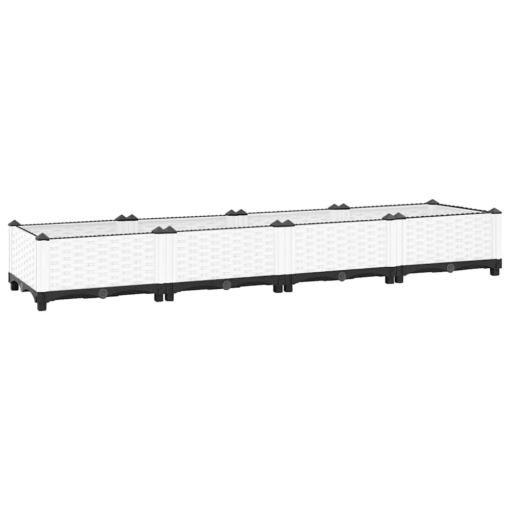 vidaXL Raised Garden Bed 160x40x23 cm Polypropylene
