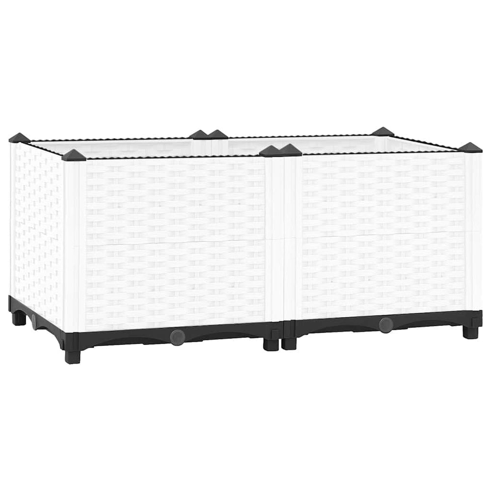 vidaXL Raised Garden Bed 80x40x38 cm Polypropylene