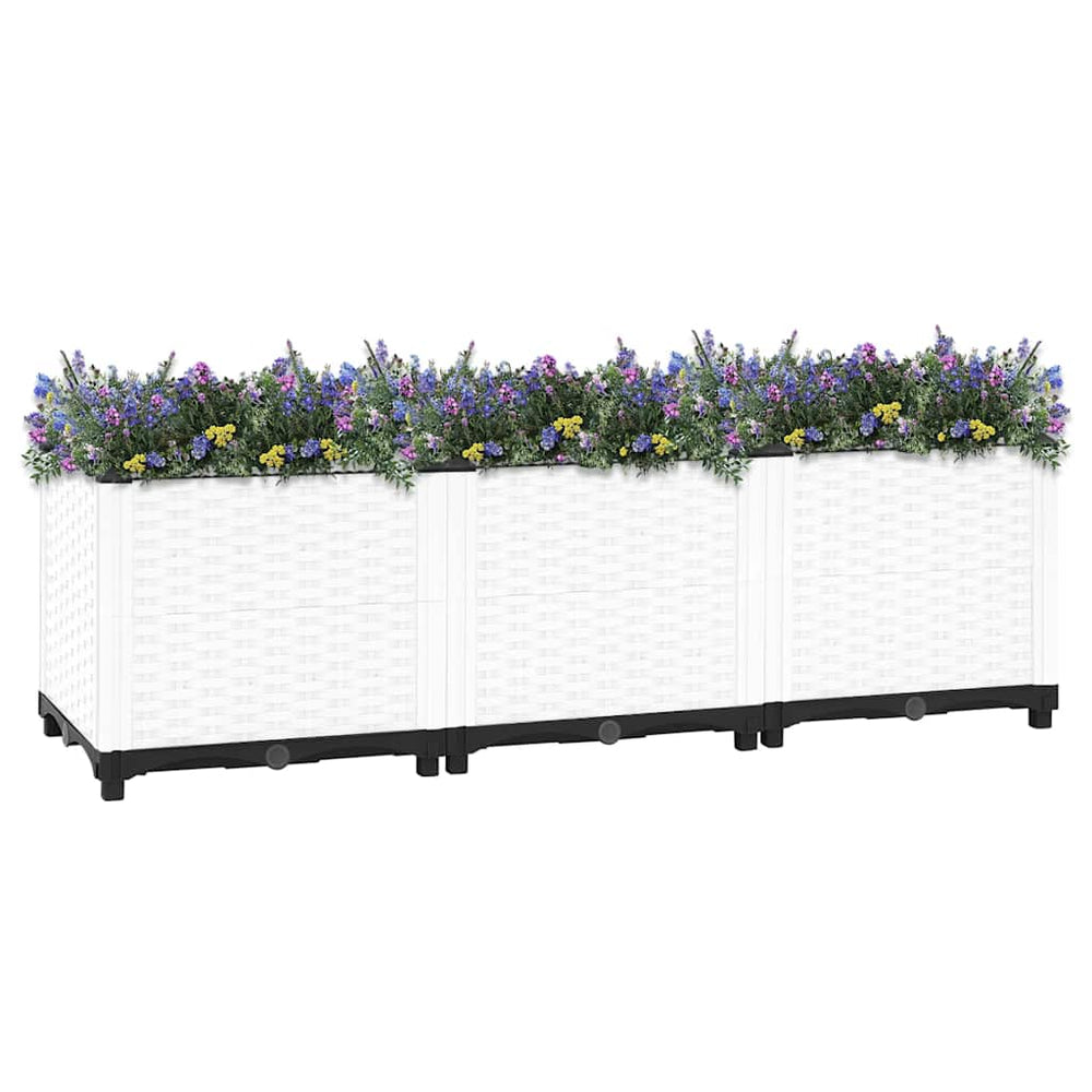 vidaXL Raised Garden Bed 120x40x38 cm Polypropylene