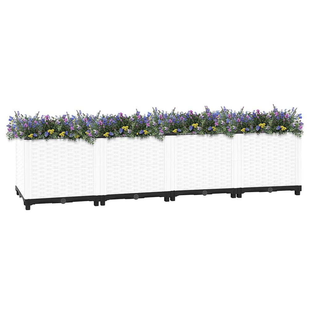 vidaXL Raised Garden Bed 160x40x38 cm Polypropylene