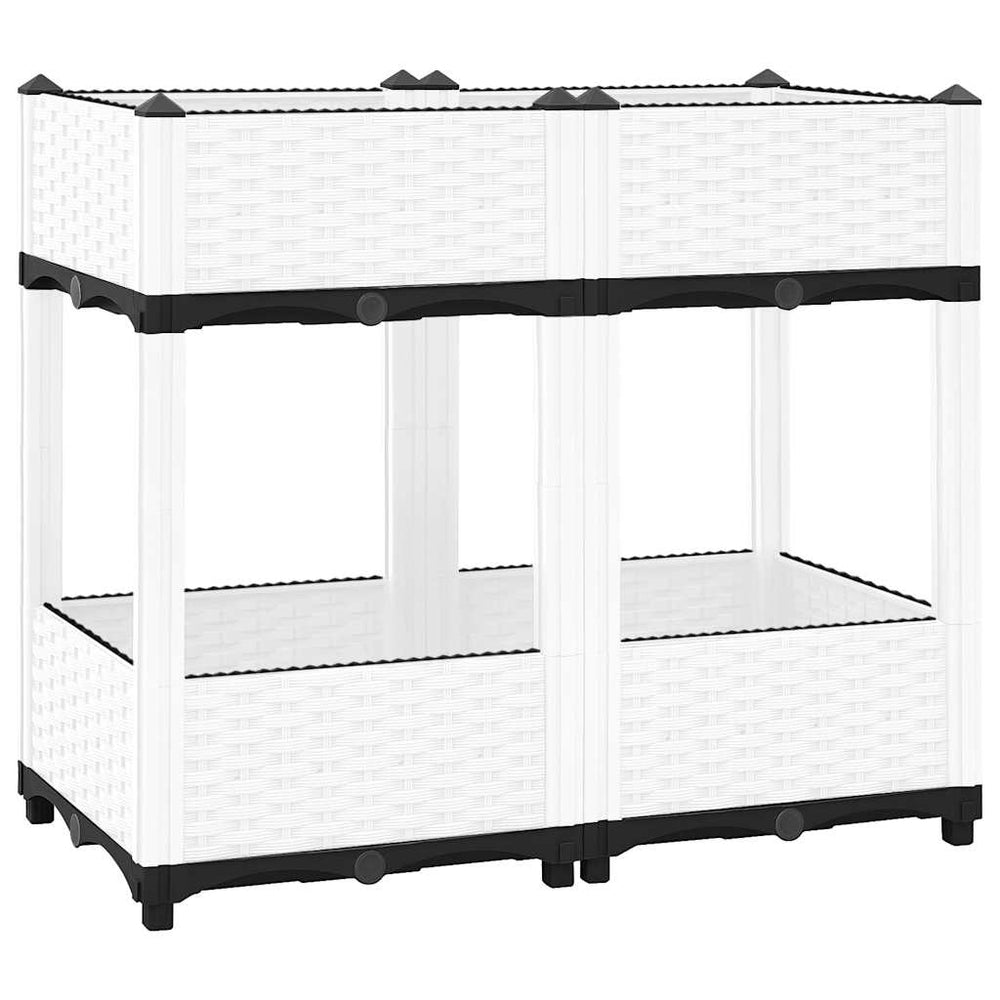 vidaXL Raised Garden Bed 80x40x71 cm Polypropylene