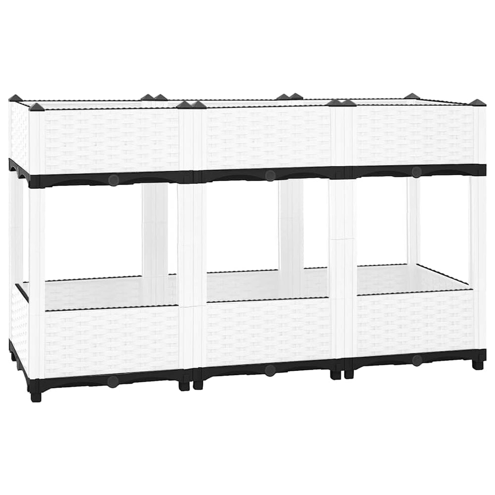 vidaXL Raised Garden Bed 120x40x71 cm Polypropylene