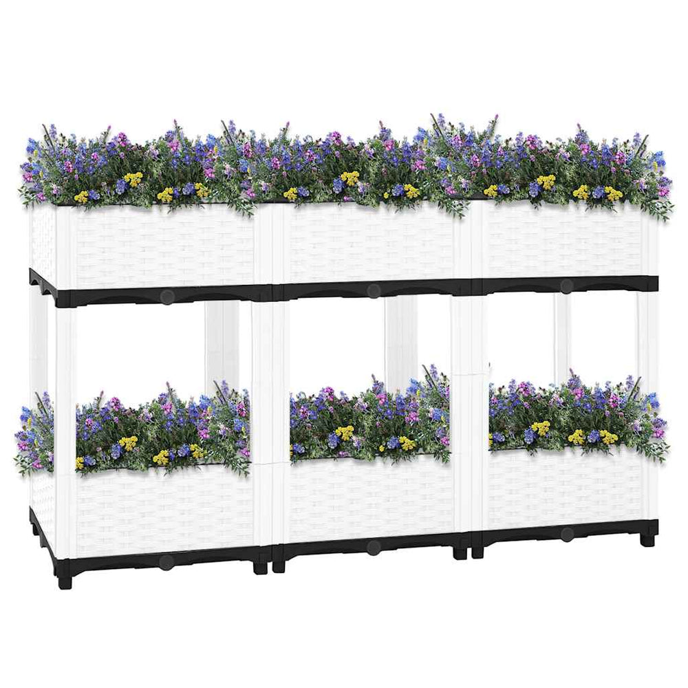 vidaXL Raised Garden Bed 120x40x71 cm Polypropylene